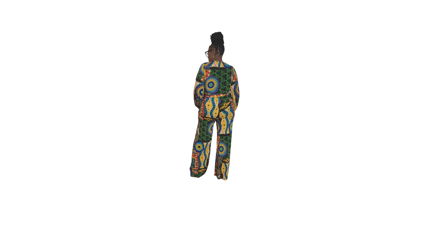 BRING THE FUNK JUMPSUIT (model is wearing a medium)