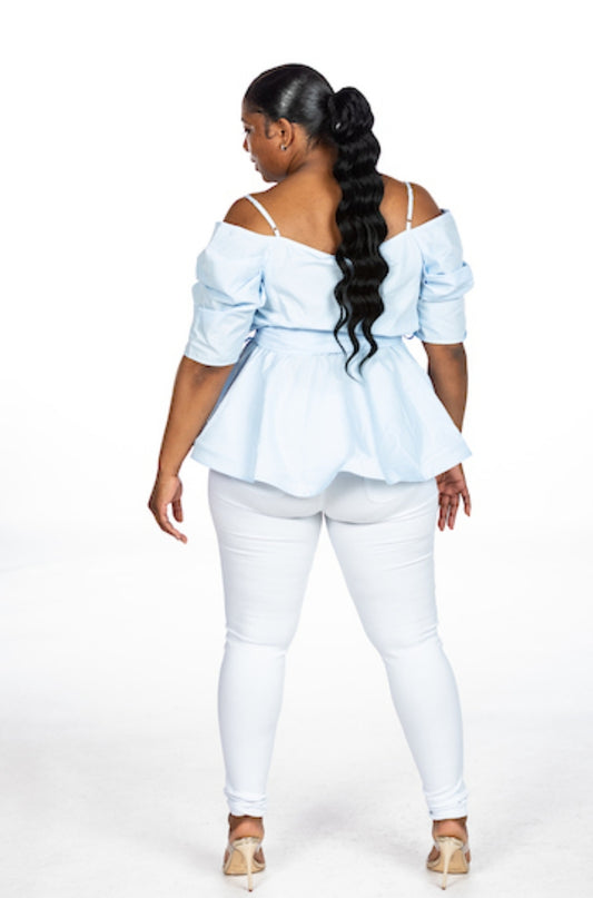 Babe Doll Top-(model is wearing a large)