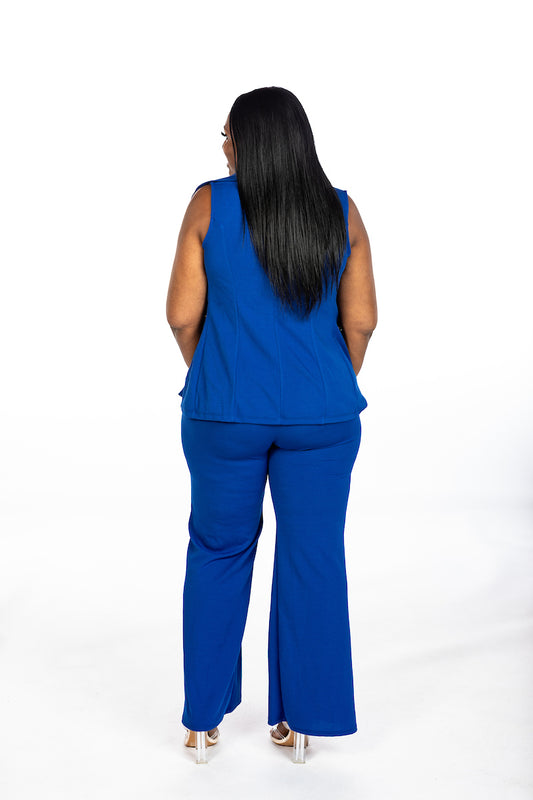 A Work Affair - Blue (model is wearing a large)
