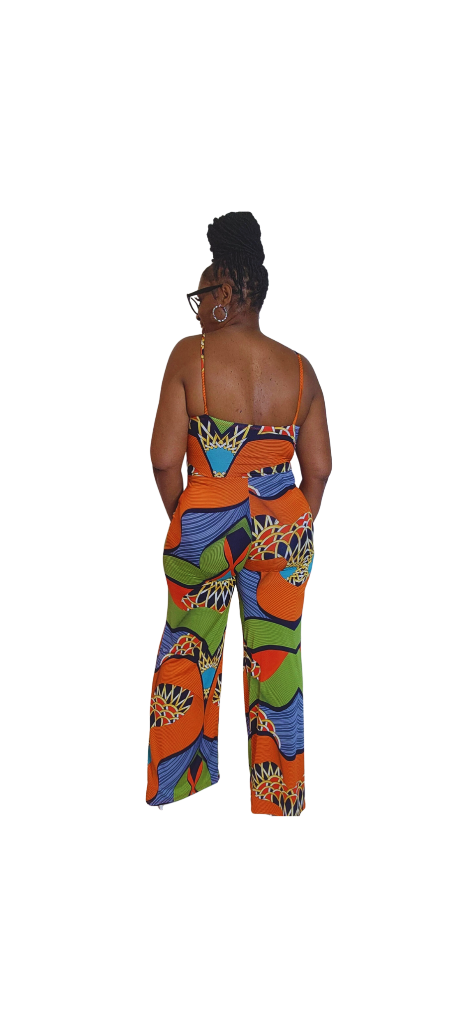 ISLAND JUMPSUIT (model is wearing a medium)